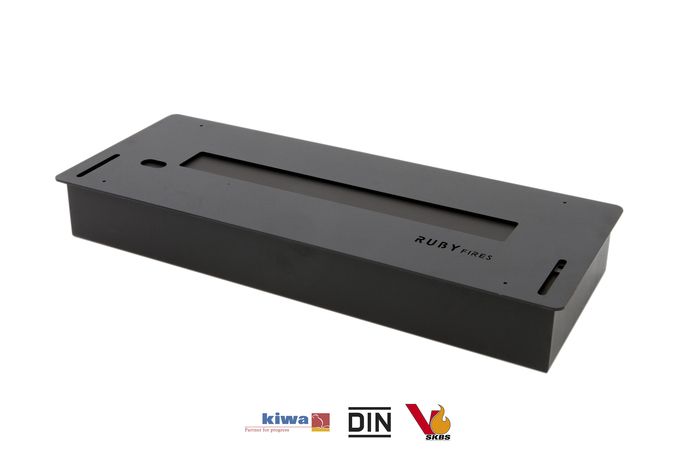 Quemador de bioetanol Ruby Fires Xaralyn negro 5820 pestañas