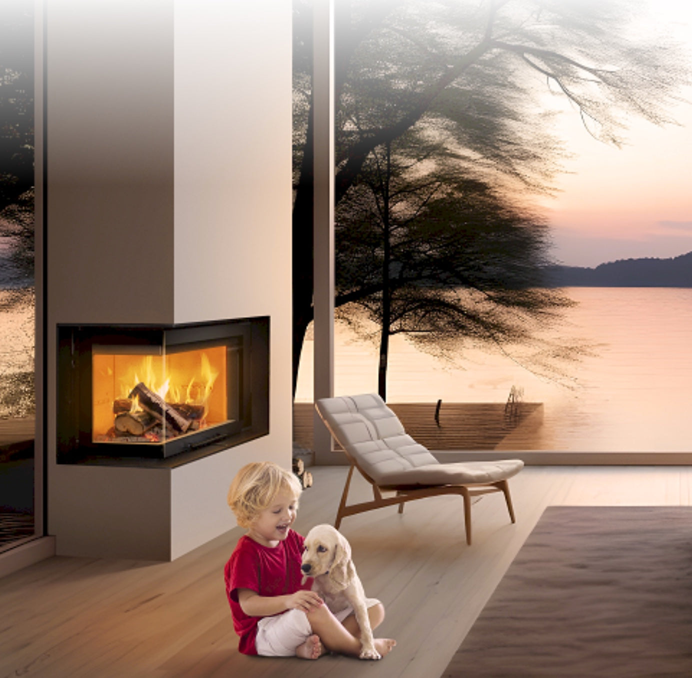 Chimenea de Leña IZARO 60 - LACUNZA