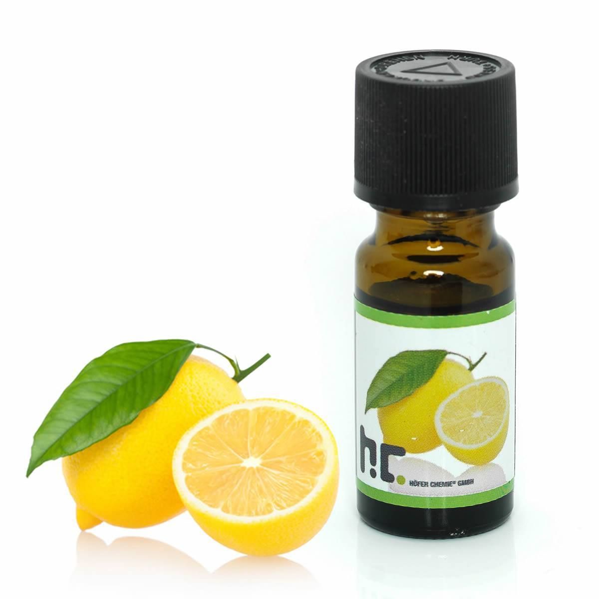 Aceite de fragancia de Hofer Chemie en botella, aromatiza ambientes con aroma floral y suave.