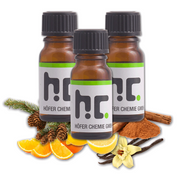 Aceite de fragancia Hofer Chemie en botella, aroma aromático y natural, ideal para difusores o mezclas aromáticas.