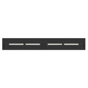 Quemador de bioetanol Ruby Fires Xaralyn negro 11814 superior