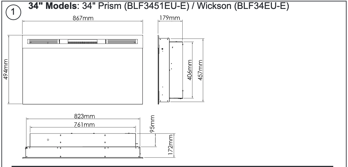 OPTIFLAME BLF 3451 DIMPLEX