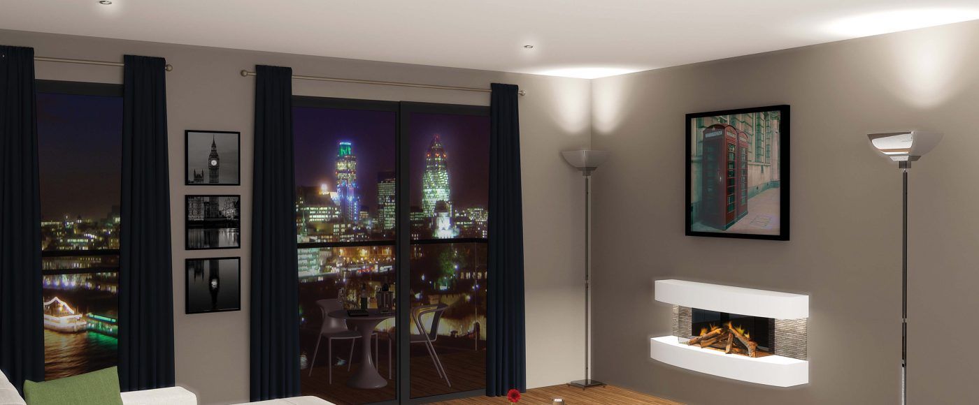 Chimenea electrica Empire EVONIC FIRES