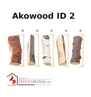 Troncos decorativos Akowood ID 2 Mix, piezas de madera natural para decoración de interiores y exteriores.