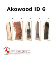 Troncos decorativos Akowood ID 6 Mix, elementos de madera natural para decoración interior y exterior.