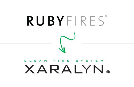 Lámpara eléctrica CADIZ RUBY FIRES de Ruby Fires Xaralyn con diseño moderno y acabado en color rubí brillante.