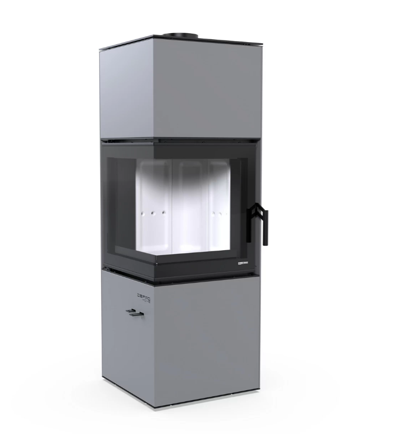 Estufa de leña Quadroom Defro Home