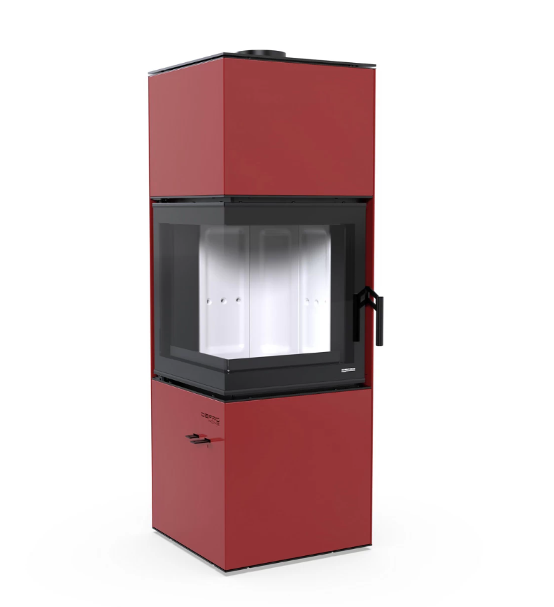 Estufa de leña Quadroom Defro Home