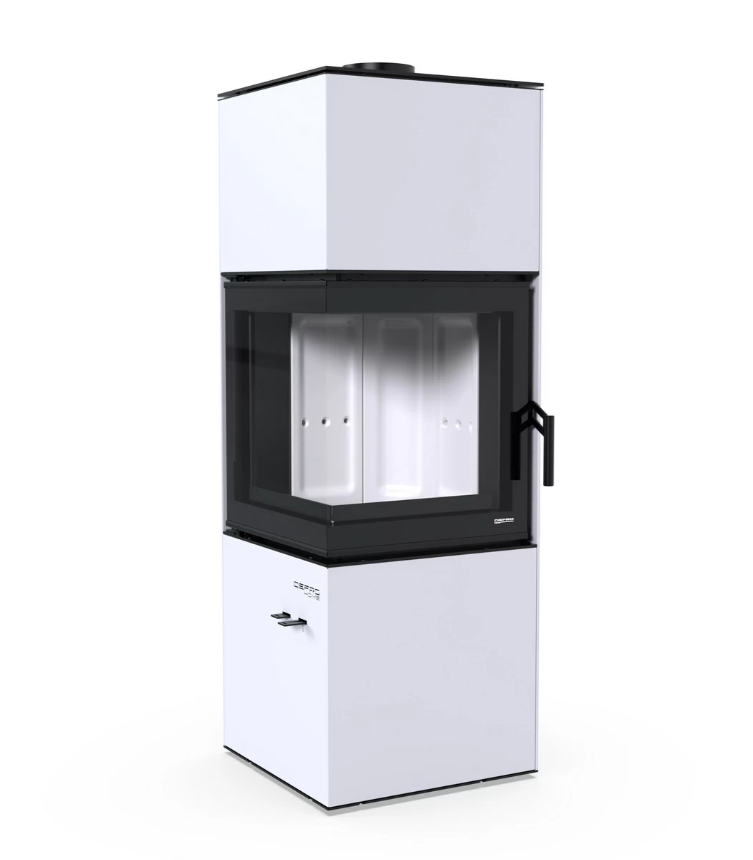 Estufa de leña Quadroom Defro Home