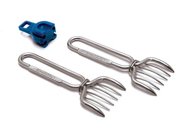 Garras de acero inox para carne Broil king