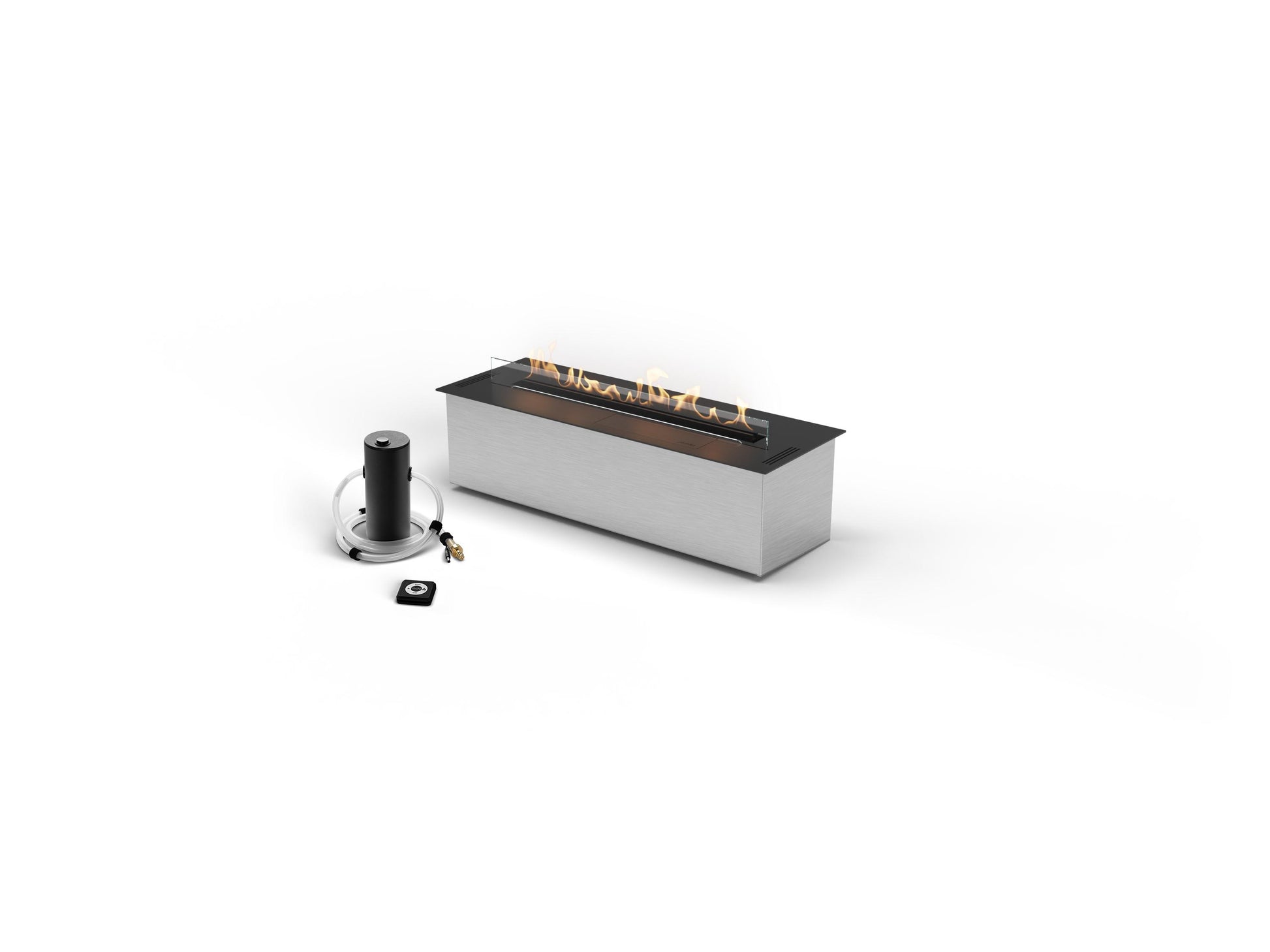 quemador de bioetanol con control automatico accesorio de bomba recargable planika 1000