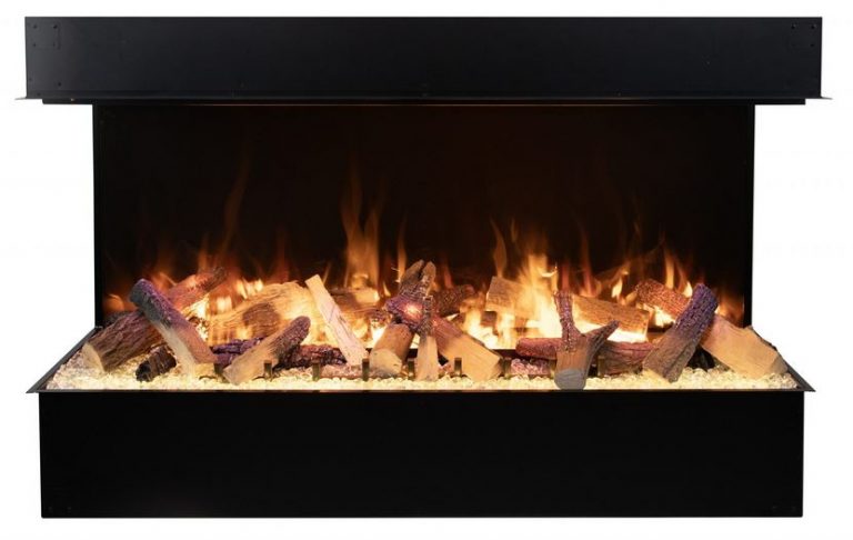 frontal-negro.jpg	Vista frontal de la chimenea Amantii Tru-View Signature con acabado elegante en color negro