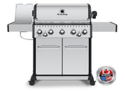 Barbacoa de gas Broil King Baron S 590 IR en acero inoxidable con 5 quemadores y quemador infrarrojo