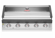 Barbacoa de gas empotrable BeefEater Discovery 1600S con 5 quemadores y tapa de acero inoxidable con ventana de visualización integrada