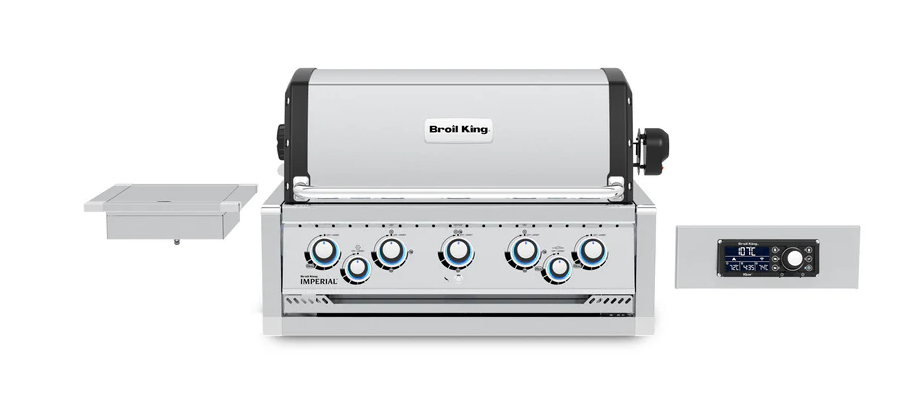 Barbacoa de gas para encastrar Broil King Imperial QS 590 BI en acero inoxidable con 5 quemadores