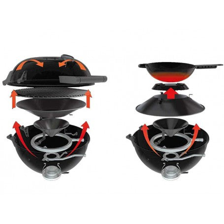 MINICHEF P-420 G NEGRA - Outdoorchef
