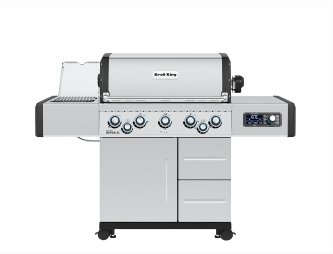 Barbacoa de gas profesional Broil King Imperial QS 590 IR en acero inoxidable con 5 quemadores