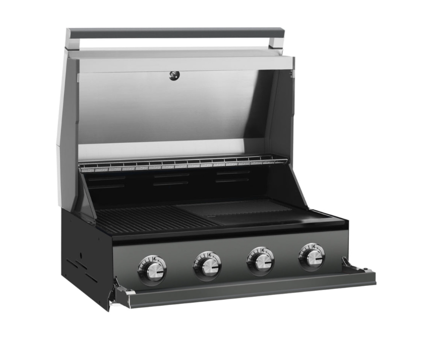 Barbacoa empotrable BeefEater Discovery 1700 4B mostrando su diseño robusto para integración en encimeras