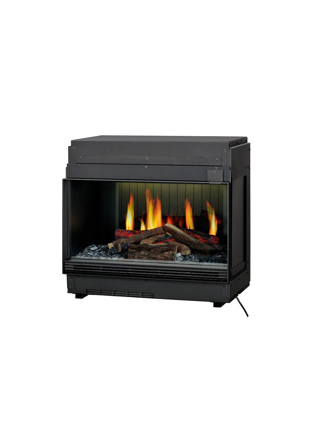 Versión compacta de la chimenea eléctrica Dimplex con tecnología de llama 3D