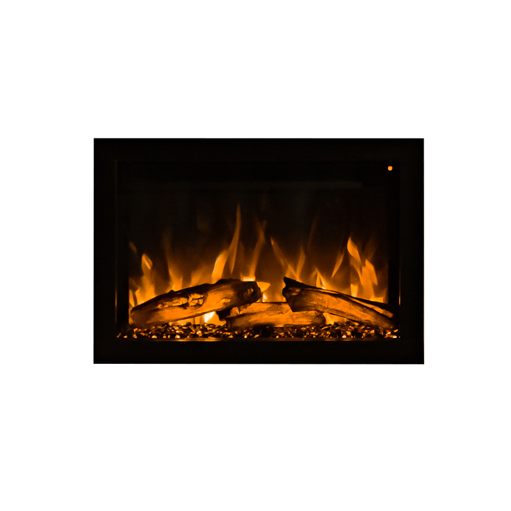 Chimenea eléctrica Elcofire Motion con diseño minimalista y llama LED de alta definición
