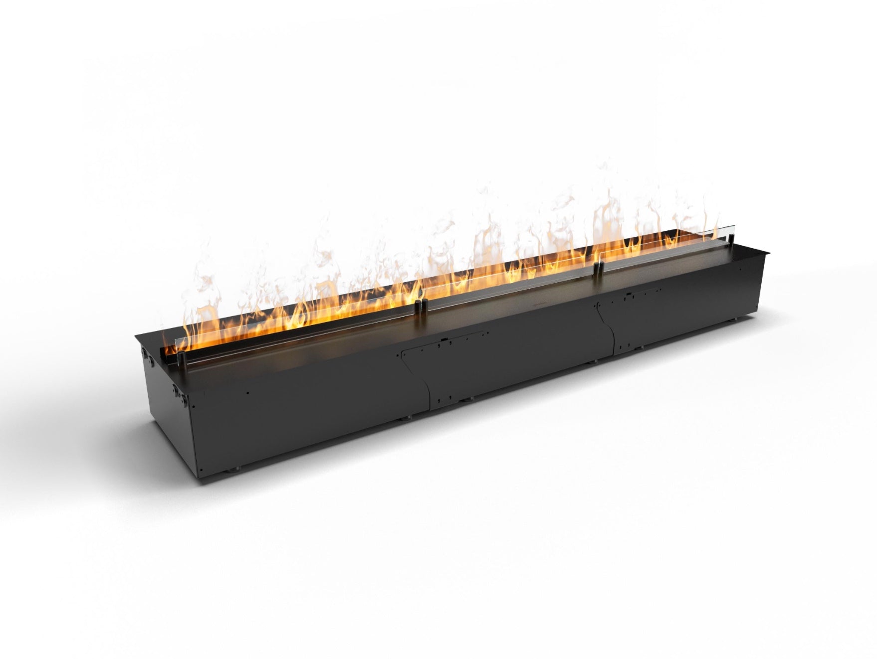 Modelo XL de la chimenea de vapor Planika Cool Flame Insert para proyectos de arquitectura de lujo