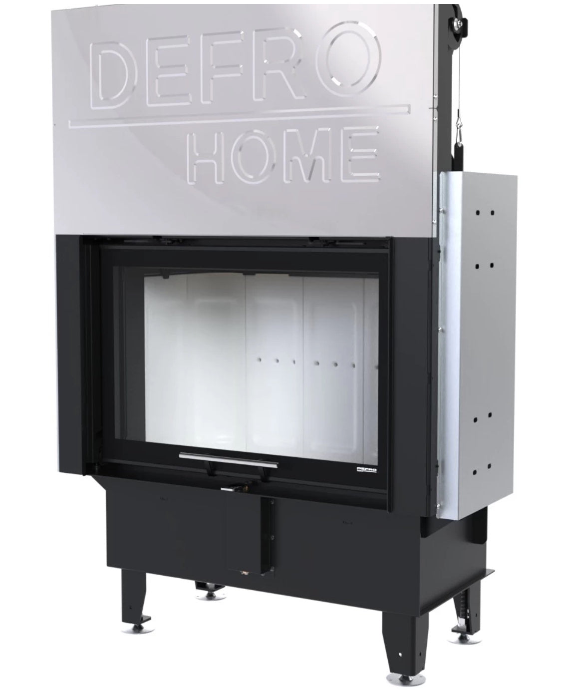 Cuerpo del insertable Defro Home Intra ME G con interior de cerámica blanca Keramiton y mecanismo de apertura vertical