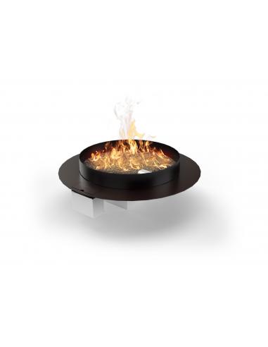 Efecto de fuego real y potente para iluminación y calor en terrazas con Stella