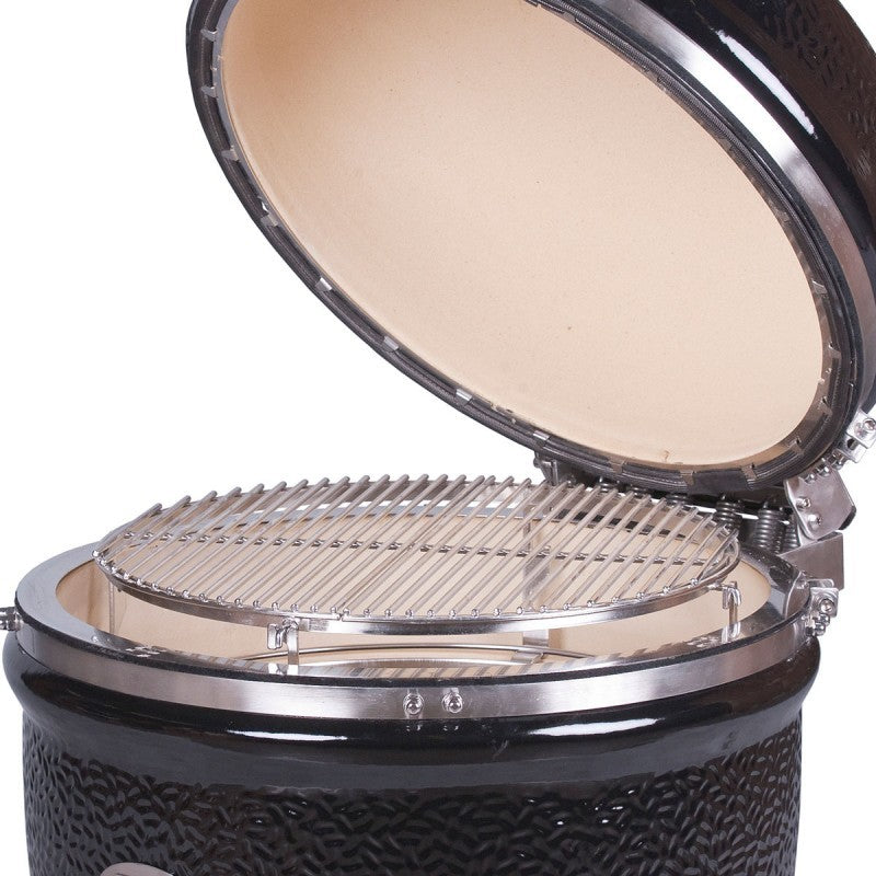 Detalle de la junta de fibra de vidrio de alta tecnología con banda de acero inoxidable.