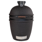 Kamado cerámico The Bastard Urban Large Solo de 49 cm en acabado negro mate, diseñado para ser encastrado en cocinas de exterior