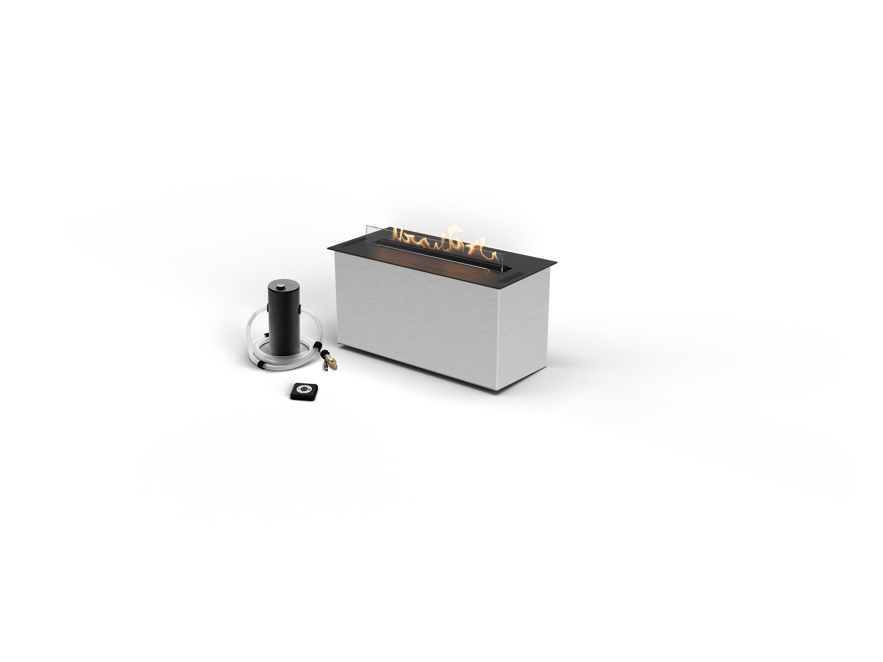 Quemador FLA4 590 con accesorios de control remoto y bomba de llenado
