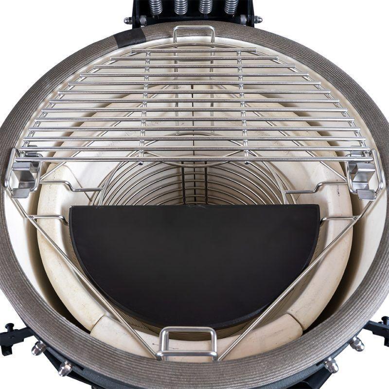 Parrilla de acero inoxidable de 7mm de grosor para The Bastard VX Large, ideal para asar y ahumar