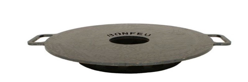 Accesorio BonPlancha de acero inoxidable compatible con braseros BonVes 34 y 45