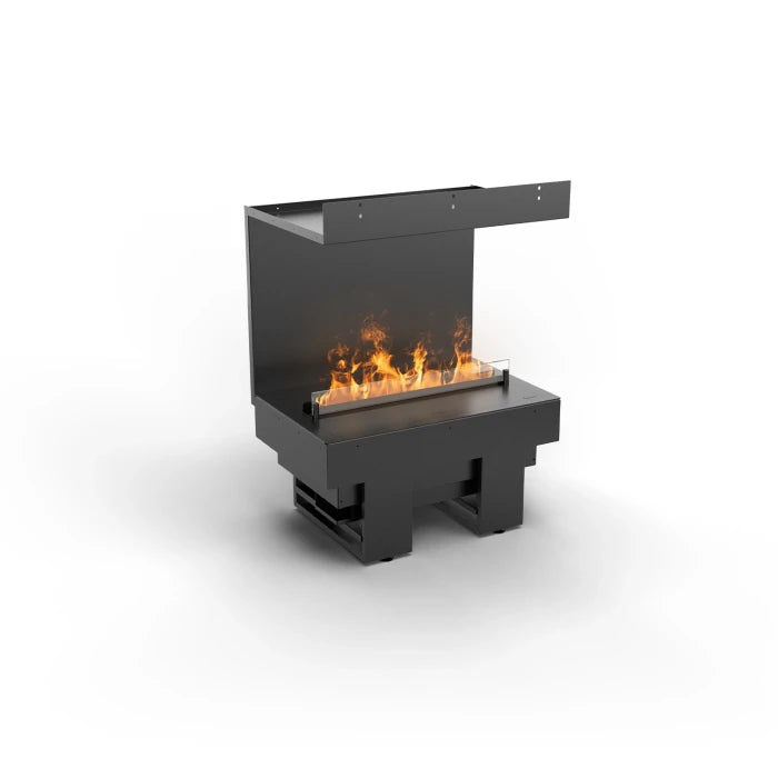 Módulo de encastre a tres caras en forma de C para chimenea de vapor de agua Cool Flame 500