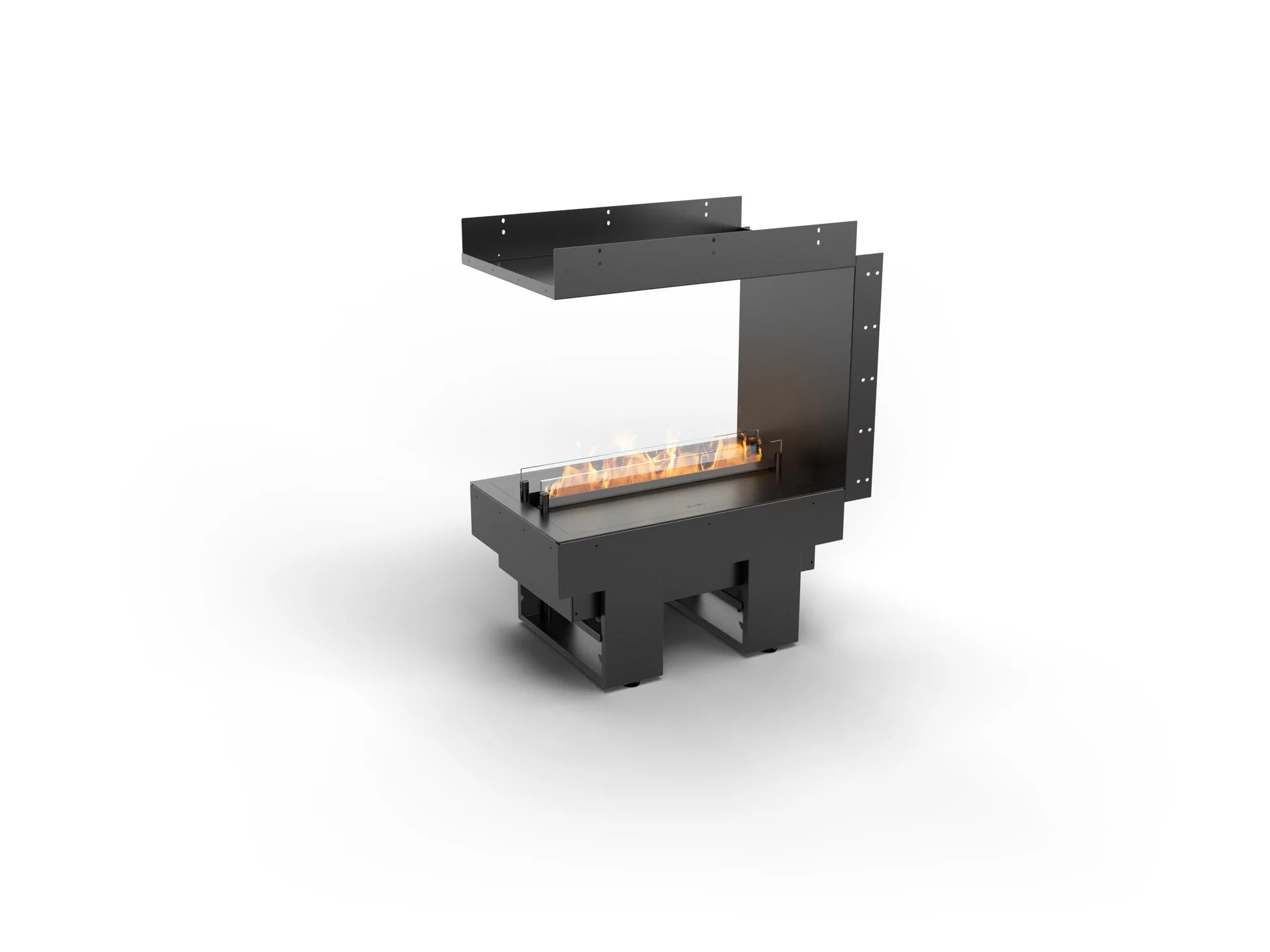 Módulo de encastre a tres caras en forma de U para chimenea de vapor de agua Cool Flame 500