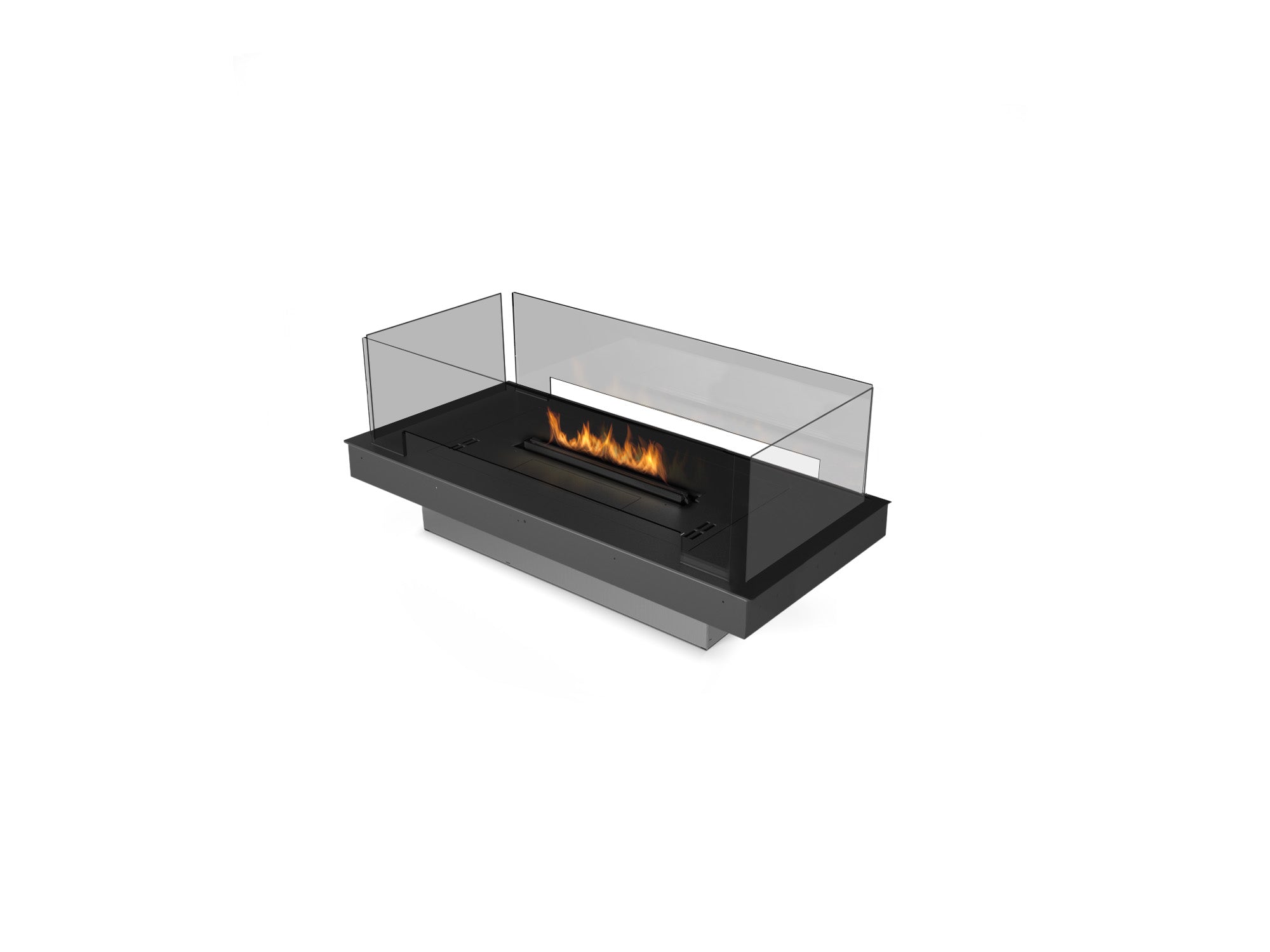 Quemador automático FLA4 590 configurado con cristales para mayor seguridad.