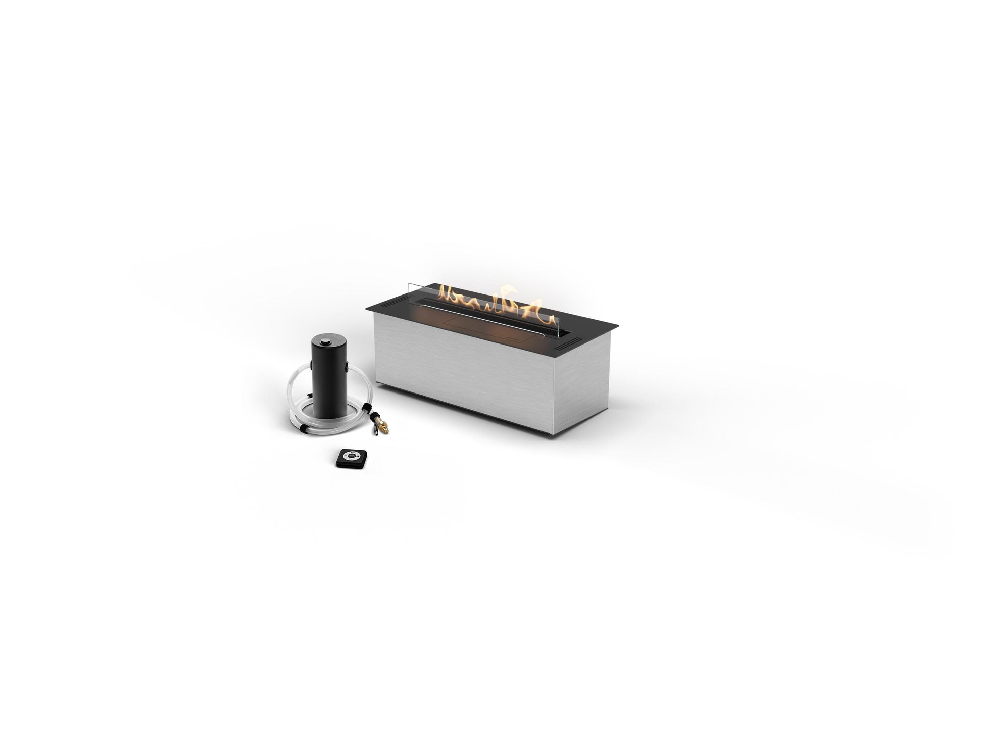 Quemador inteligente de bioetanol Planika FLA4 con tecnología de vaporización de combustible con sistema de control remoto y bomba automática