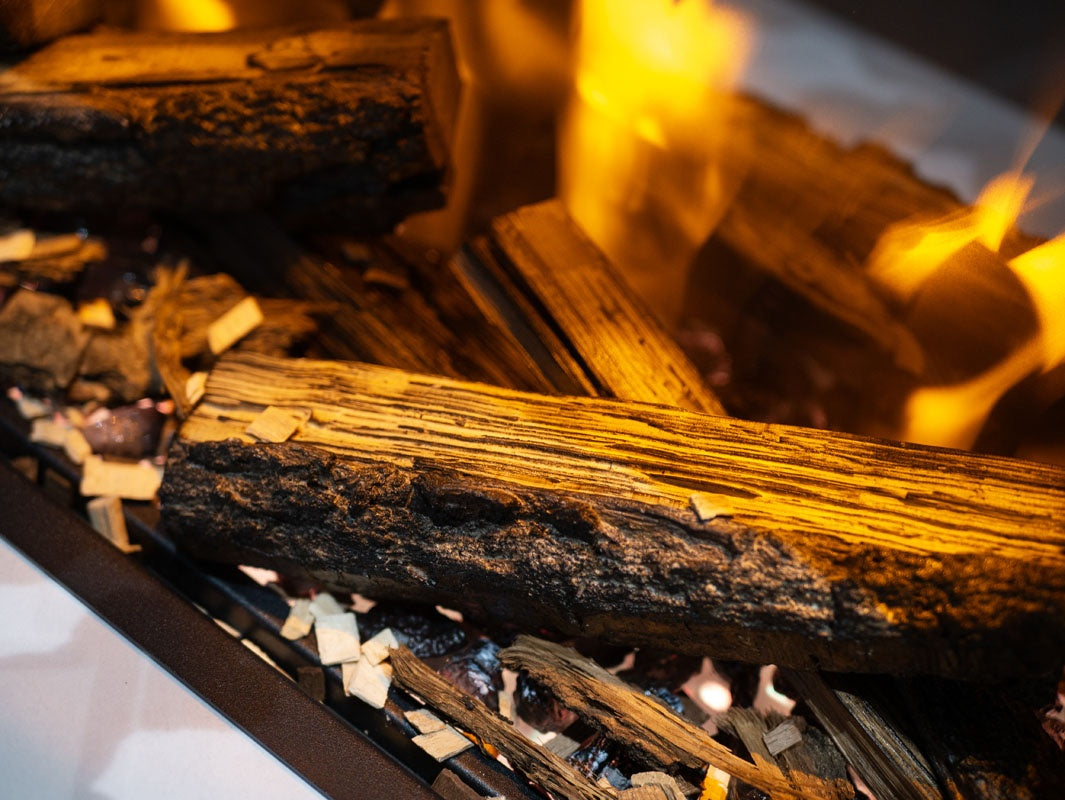 Troncos DELUXE para chimeneas eléctricas SLIM