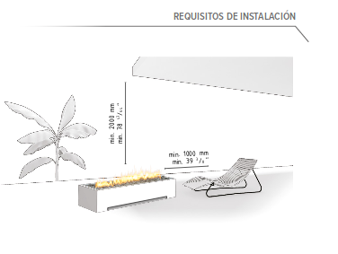 Guía de requisitos de instalación y ventilación para quemador manual Galio Insert