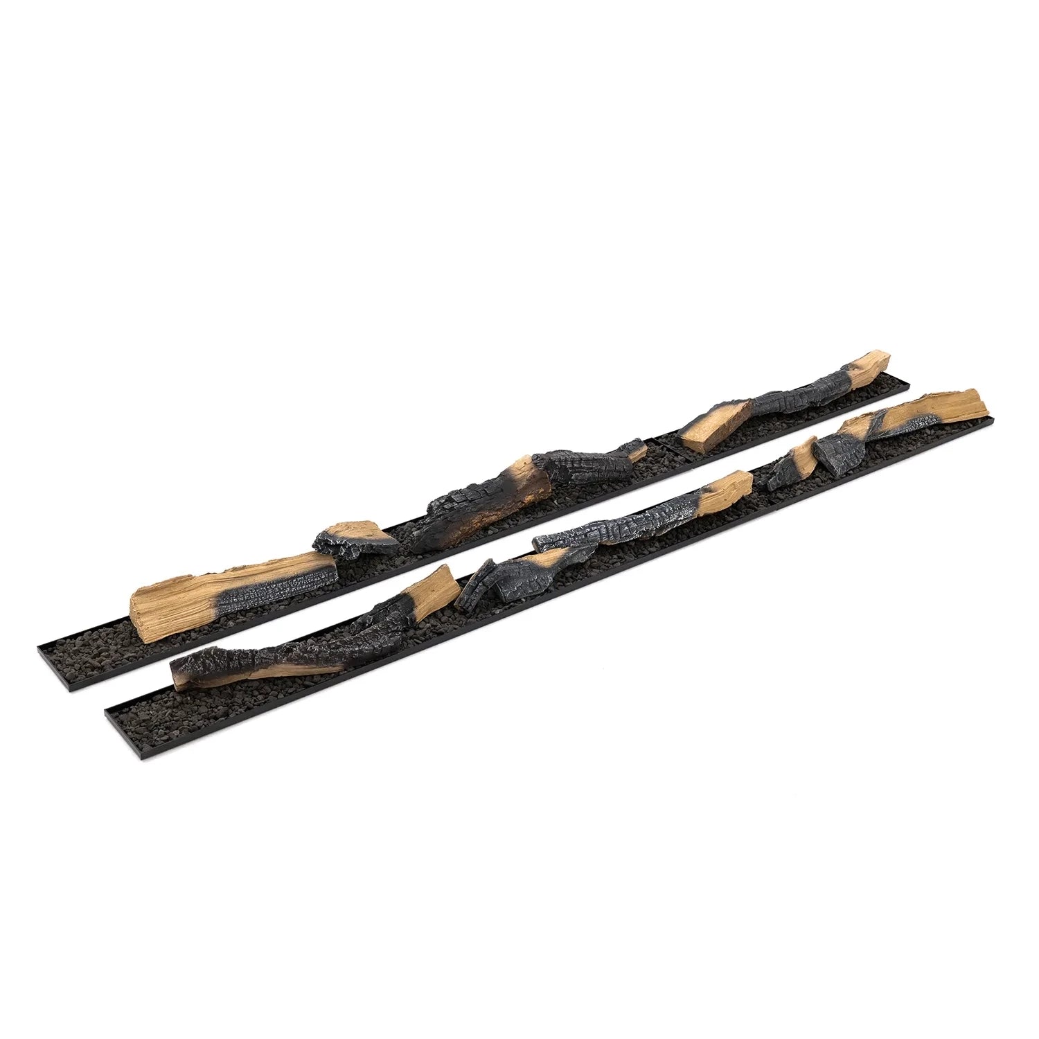 Set de leños cerámicos de 1.50 metros de longitud para chimenea de vapor Cool Flame 1500