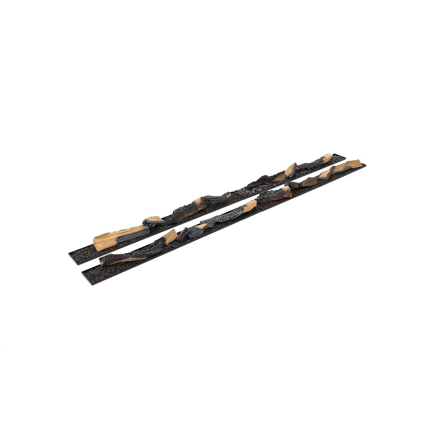 Set de leños de 2 metros de longitud para chimenea de vapor Cool Flame 2000.