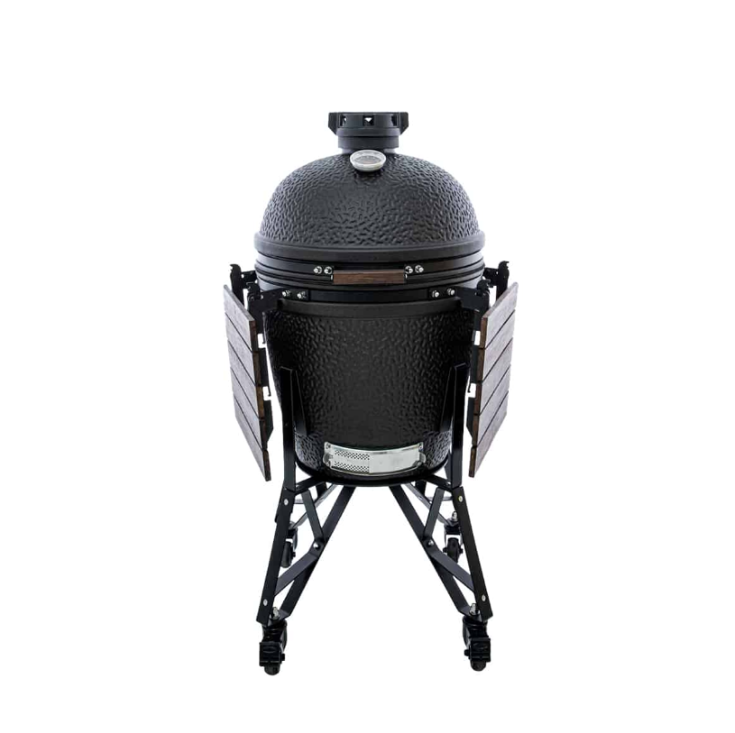 Barbacoa tipo kamado The Bastard Urban Large de 49 cm, diseñada para asar, ahumar y hornear con precisión