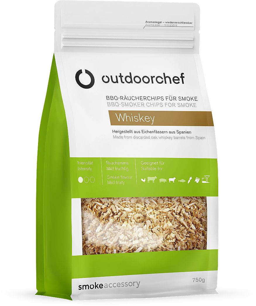 virutas de whiskey para ahumar outdoorchef